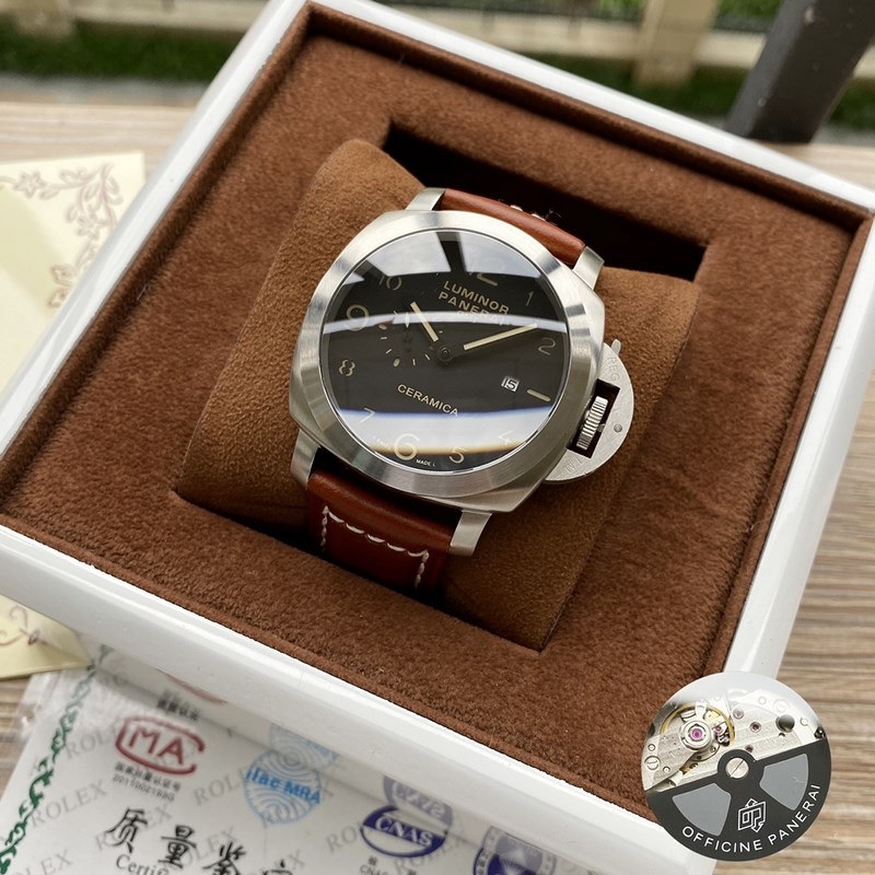 Panerai Classic Luminor Men's Replica Watch Two-Hand Design-7