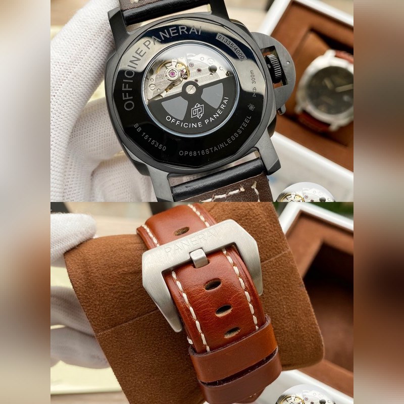 Panerai Classic Luminor Men's Replica Watch Two-Hand Design-8