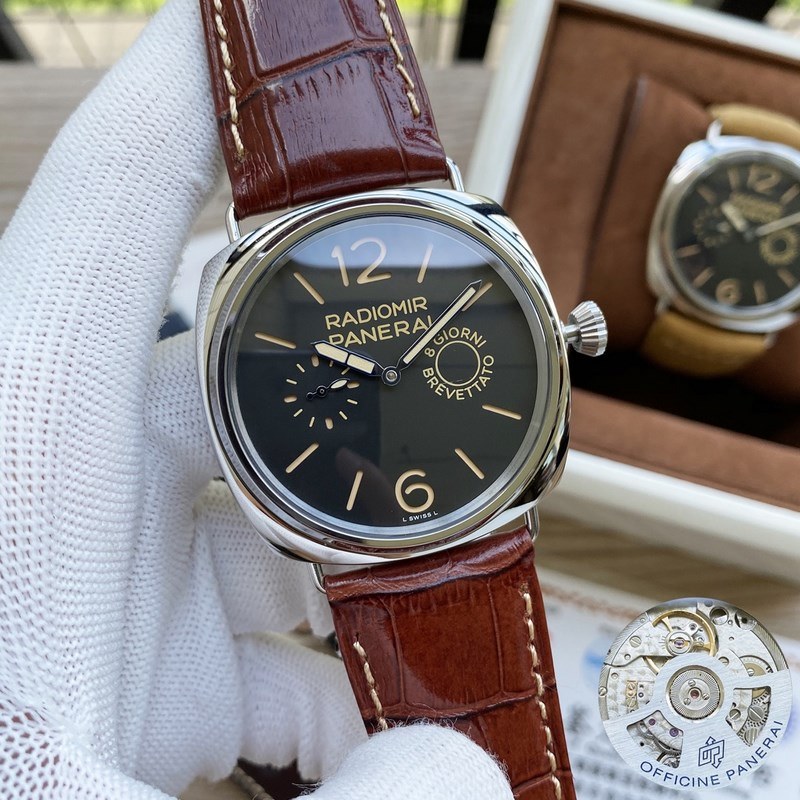 Panerai Radiomir PAM000992 Sandwich Structure Oil-Tanned Calfskin-3