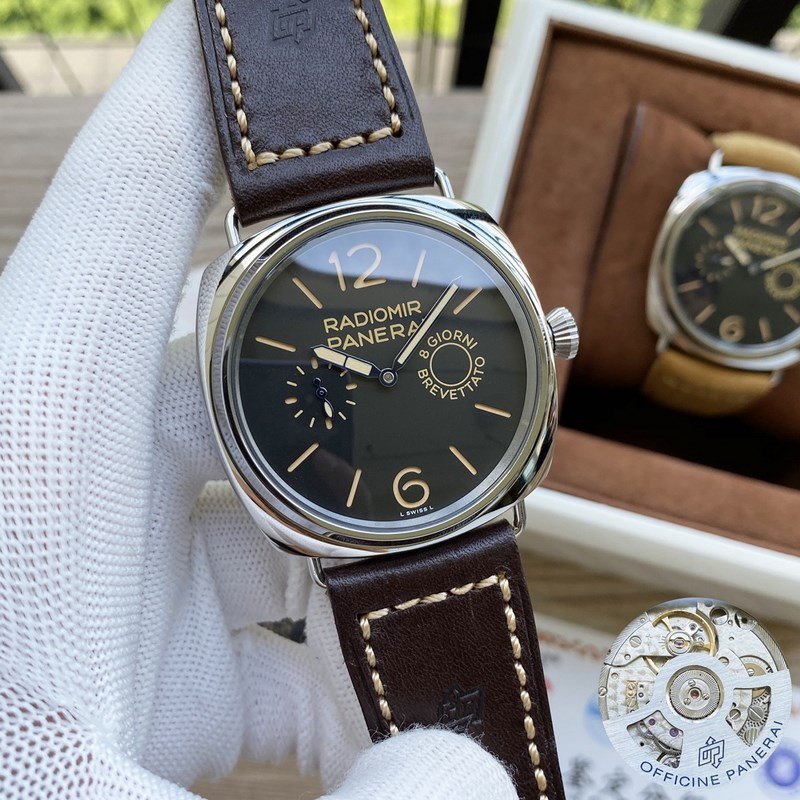 Panerai Radiomir PAM000992 Sandwich Structure Oil-Tanned Calfskin-4