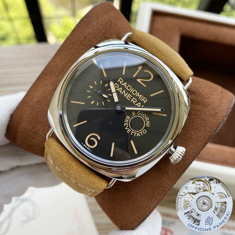 Panerai Radiomir PAM000992 Sandwich Structure Oil-Tanned Calfskin-6
