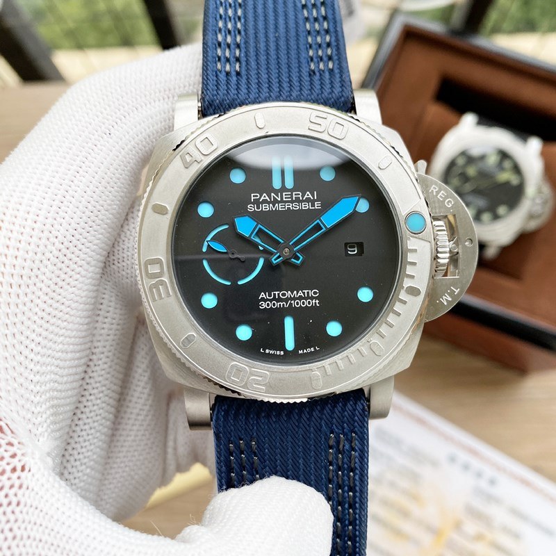 Panerai Submersible BMG-TECH 47mm Metal Glass Replica Watch-6