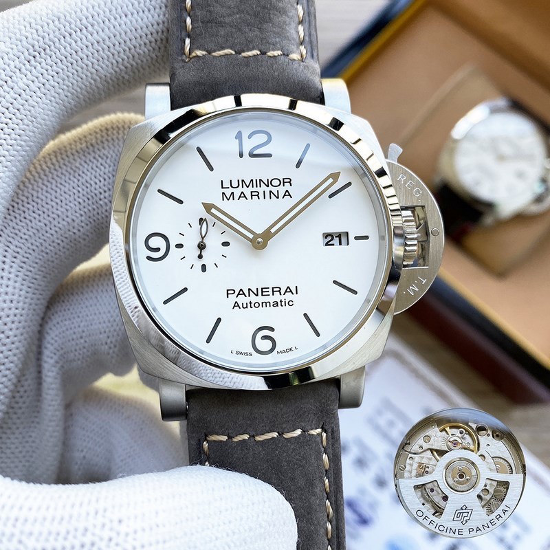 Panerai Luminor 1950 44mm Polished 316L Stainless Steel-2