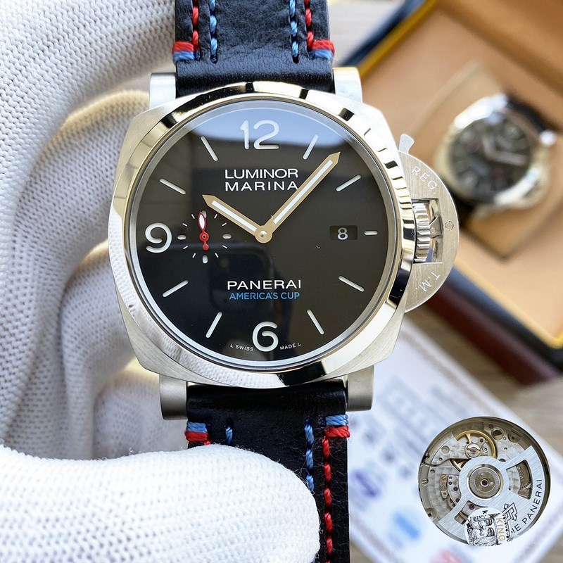 Panerai Luminor 1950 44mm Polished 316L Steel-3