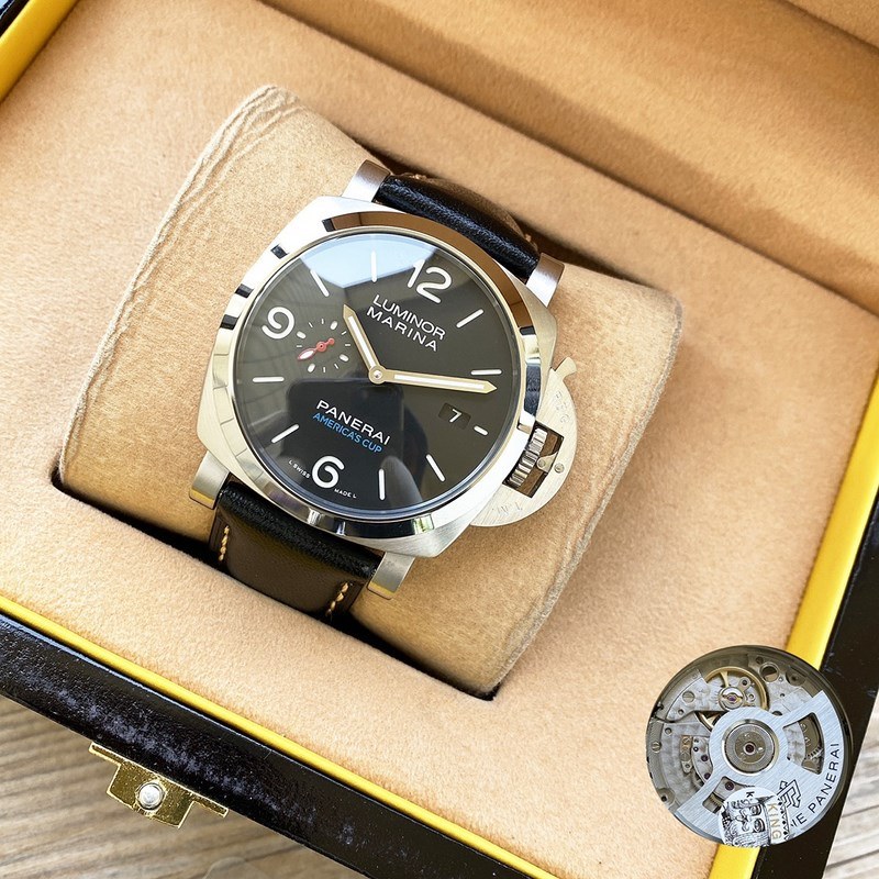 Panerai Luminor 1950 44mm Polished 316L Steel-4