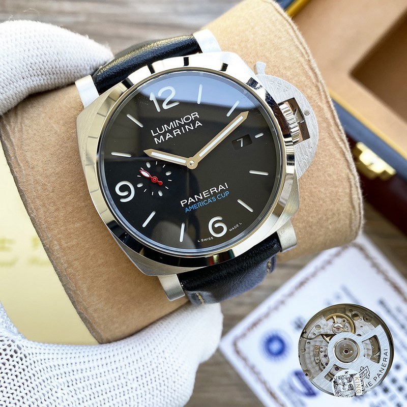 Panerai Luminor 1950 44mm Polished 316L Steel-6