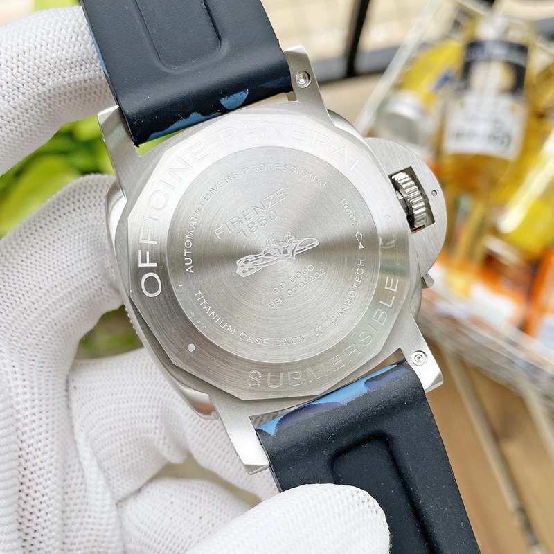 Panerai Submersible Verde Militare 47mm Dive Replica Watch-3