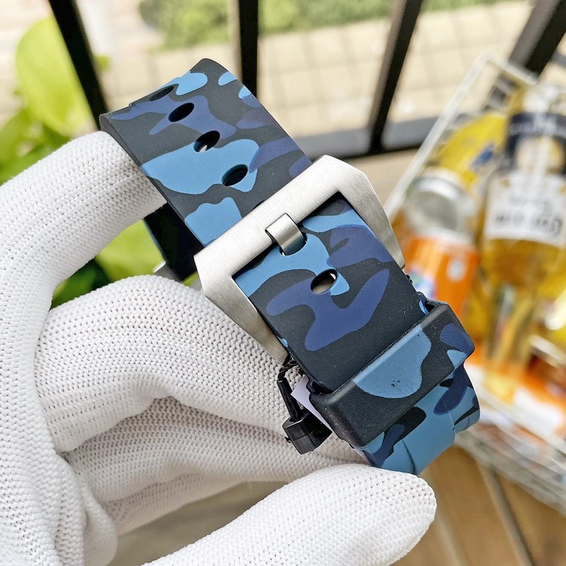 Panerai Submersible Verde Militare 47mm Dive Replica Watch-5