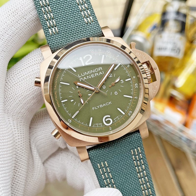 Panerai Submersible Verde Militare 47mm Dive Replica Watch-3