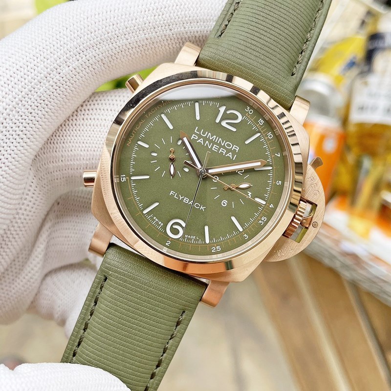 Panerai Submersible Verde Militare 47mm Dive Replica Watch-4