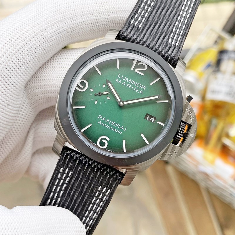 Panerai Submersible Verde Militare 47mm | Luxury Diving Replica Watch-3
