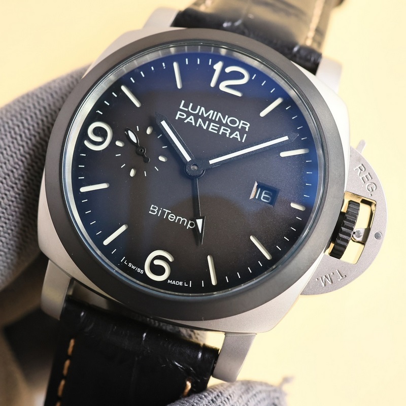 Panerai SUBMERSIBLE BMG-TECH 47mm Dive Replica Watch with Metal Glass-2