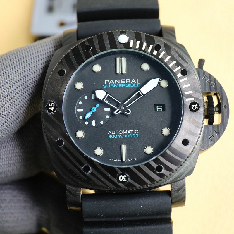 Panerai Submersible BMG-Tech 44mm Dive Replica Watch with Metal Glass-2