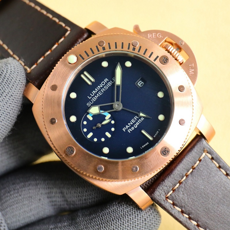 Panerai Submersible BMG-Tech 44mm Metal Glass Dive Replica Watch-4