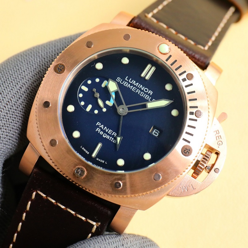 Panerai Submersible BMG-Tech 44mm Metal Glass Dive Replica Watch-5