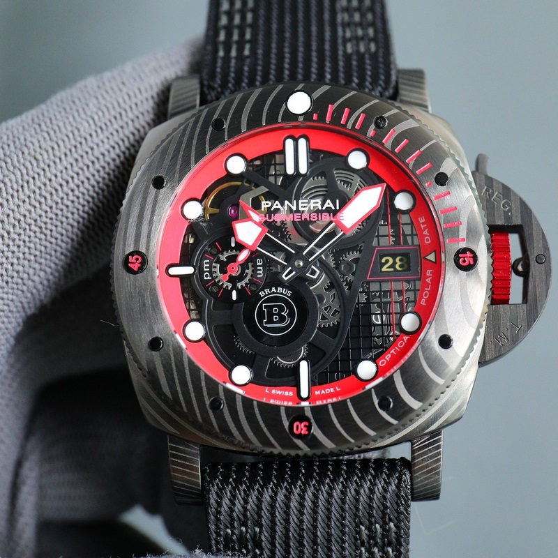 Panerai V7 Submersible BMG-TECH 47mm Dive Replica Watch-3