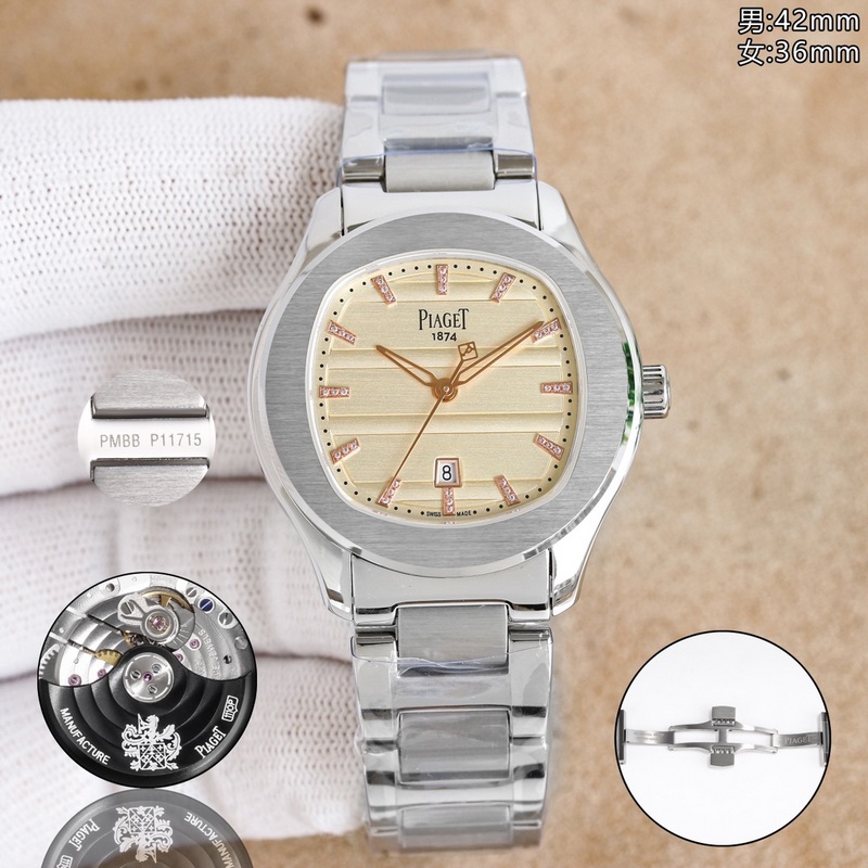 Piaget Polo Couple's Replica Watch Slim Design Elegant Quality-3