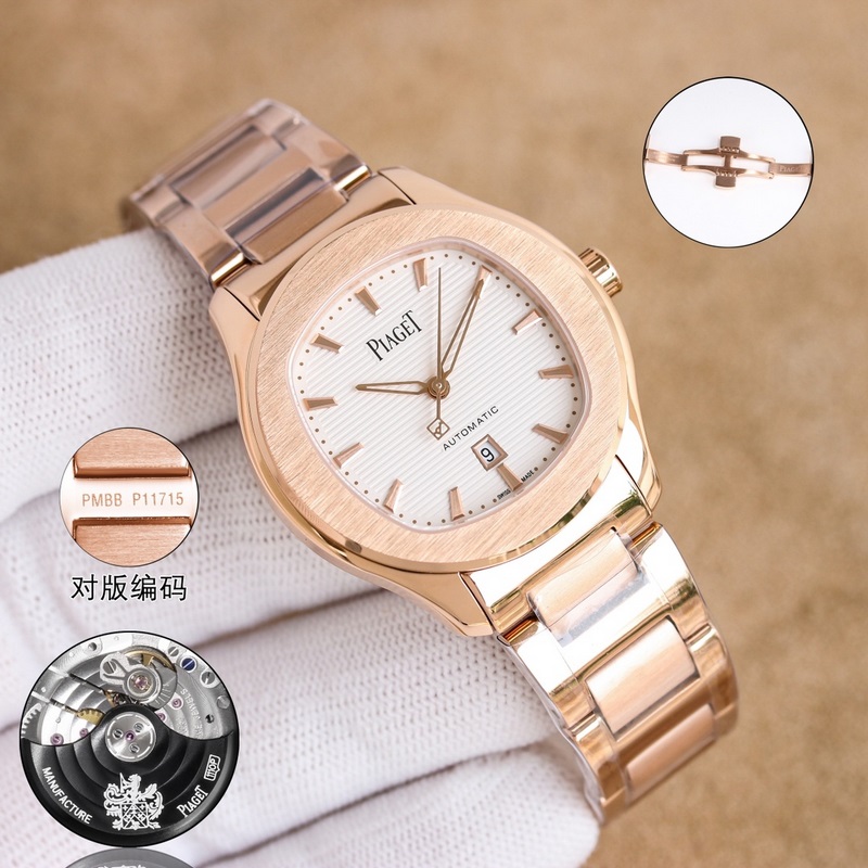Piaget Polo Couple Replica Watch Slim Design Quality Testaments Mini Nautilus-3
