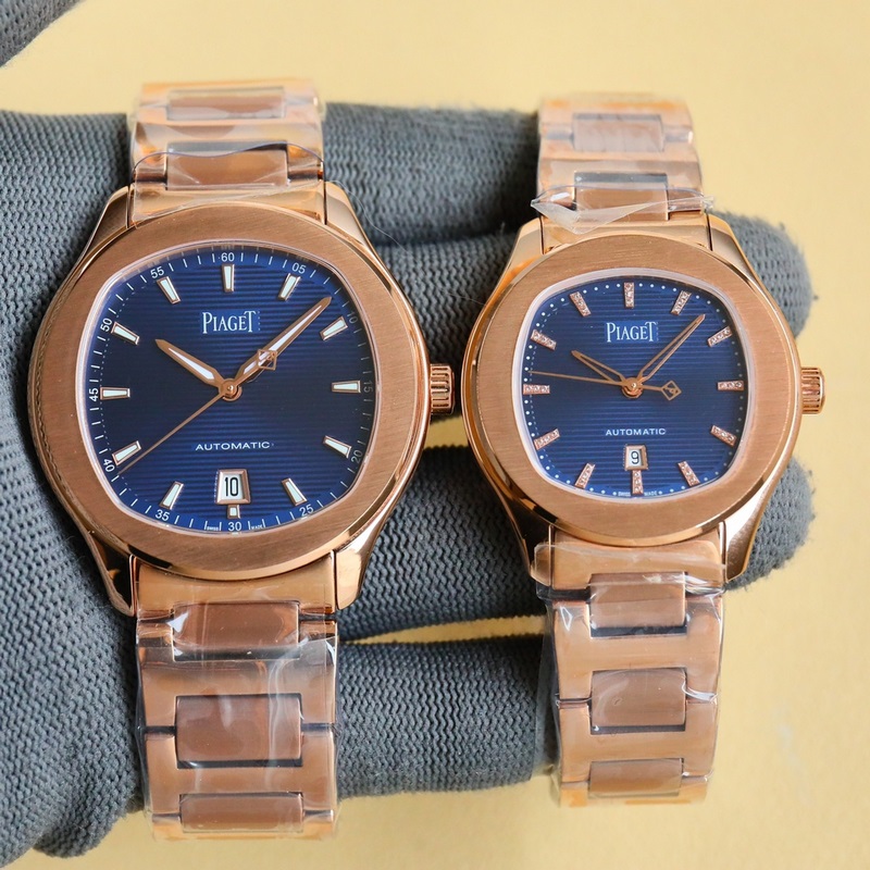 Piaget Polo Slim Couple Replica Watch The Little Nautilus with Quality Craftsmanship-4