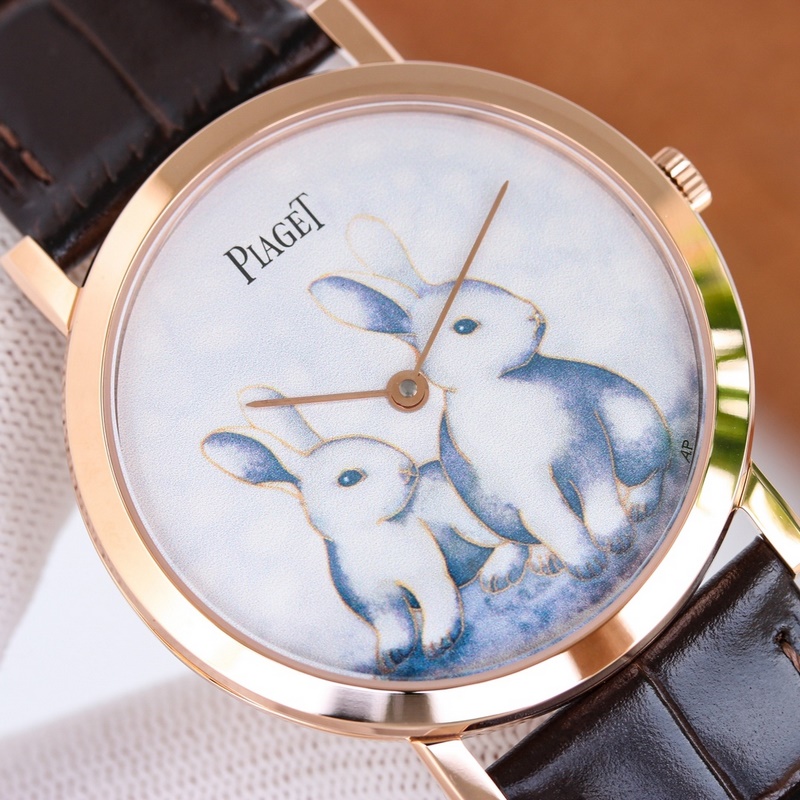 Piaget Altiplano Ultra-Thin Replica Watch by Master Enamel Artist-1