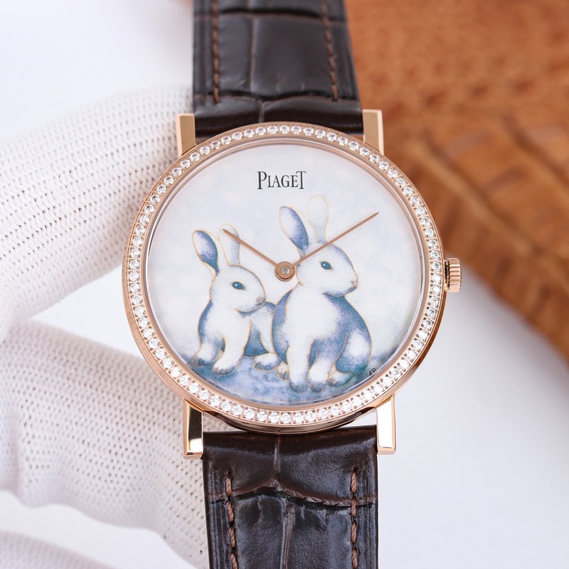 Piaget Altiplano Ultra-Thin Replica Watch by Master Enamel Artist-5