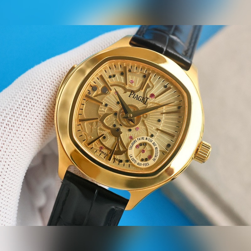 Piaget Emperador G0A38019 Black Band Stylish Luxury Timepiece-3