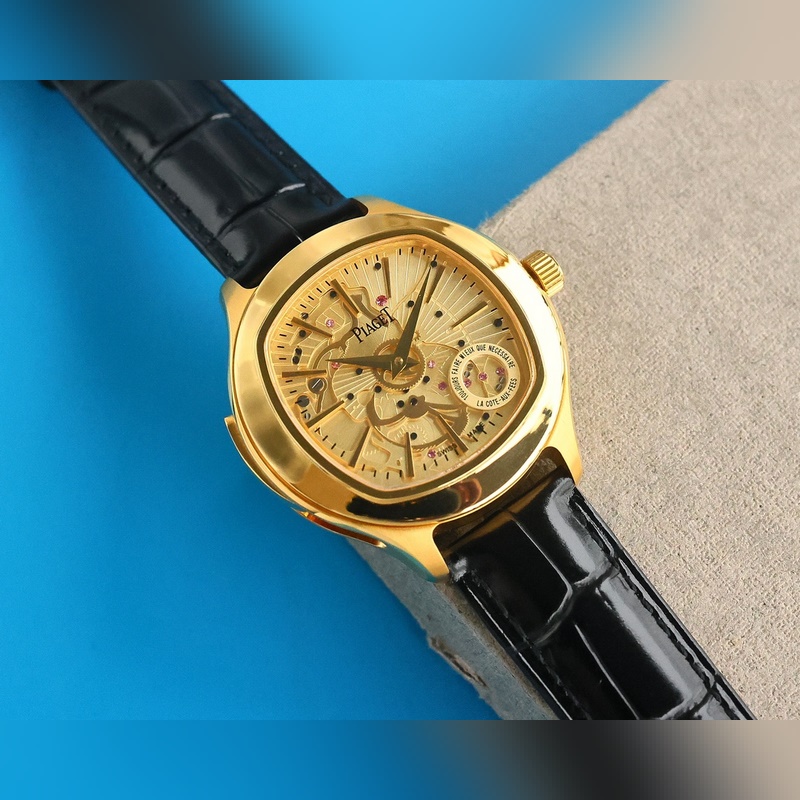 Piaget Emperador G0A38019 Black Band Stylish Luxury Timepiece-4