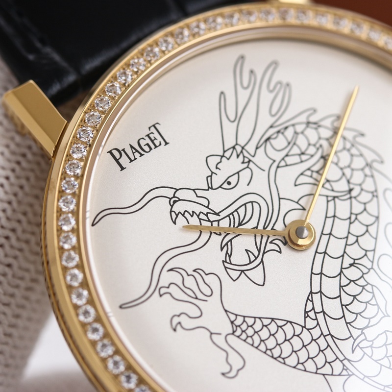Piaget Altiplano Dragon and Phoenix Series Elegant Dress Replica Watch with Fine Details-3