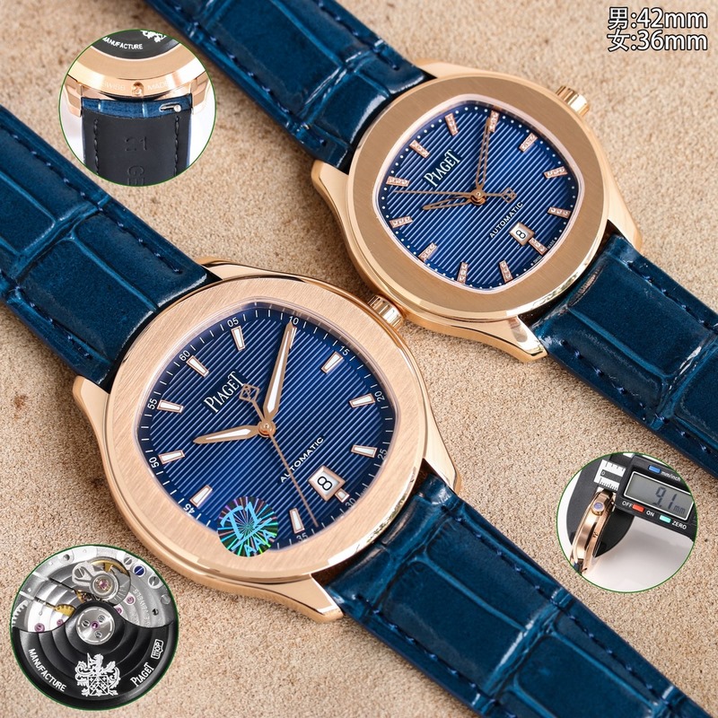 Piaget Polo Ultra-Thin Couple Replica Watch Little Nautilus-3