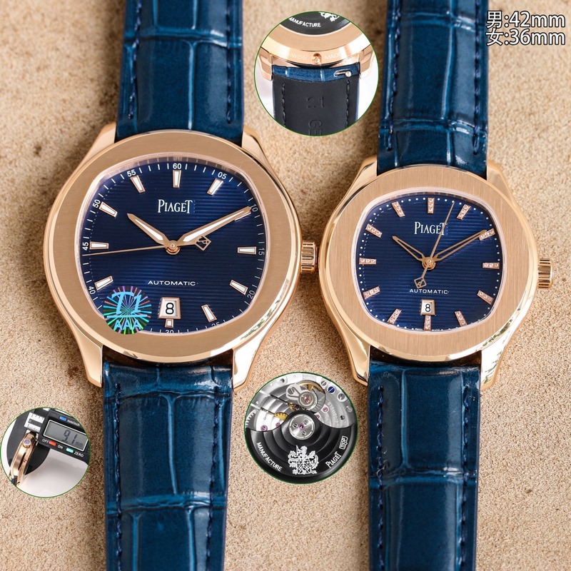 Piaget Polo Ultra-Thin Couple Replica Watch Little Nautilus-4