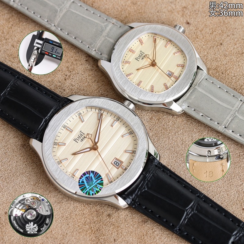 Piaget Polo Thin Couple's Replica Watch Slim Luxury Timepieces-2