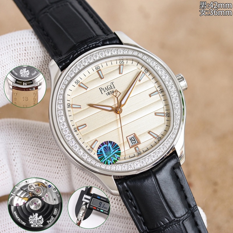 Piaget Polo Thin Couple's Replica Watch Slim Luxury Timepieces-4