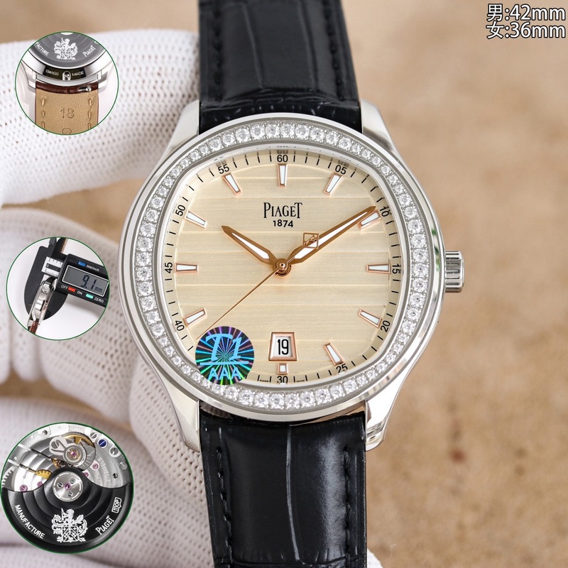 Piaget Polo Thin Couple's Replica Watch Slim Luxury Timepieces-5
