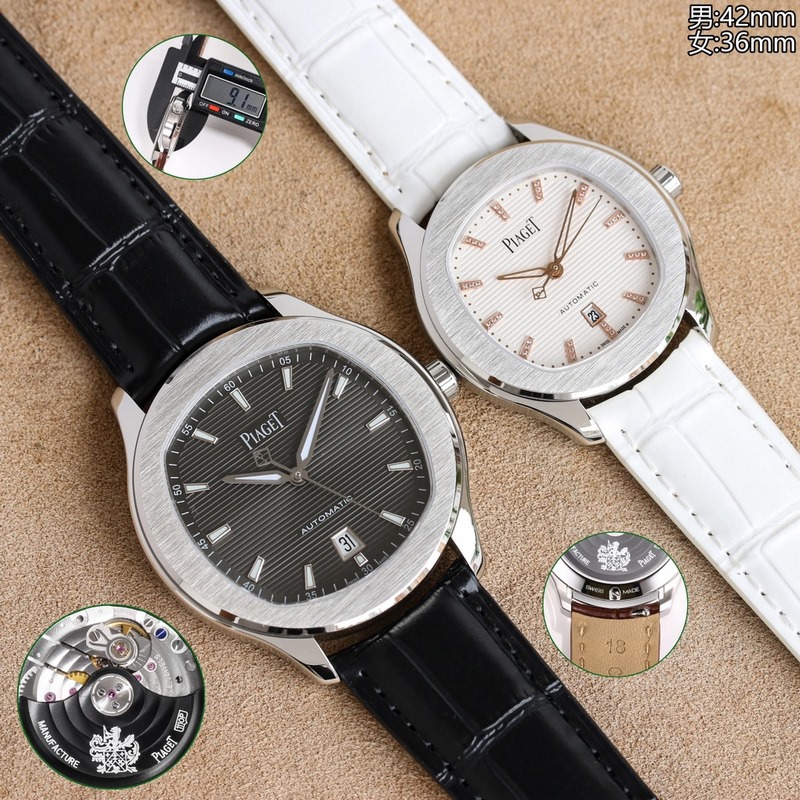 Piaget Polo Couple Replica Watch Ultra-Thin Design Elegant Quality-4