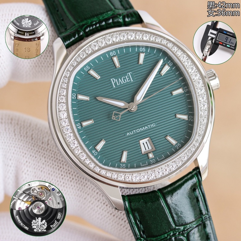 Piaget Polo Couple Replica Watch Ultra-thin Quality Timepieces-4