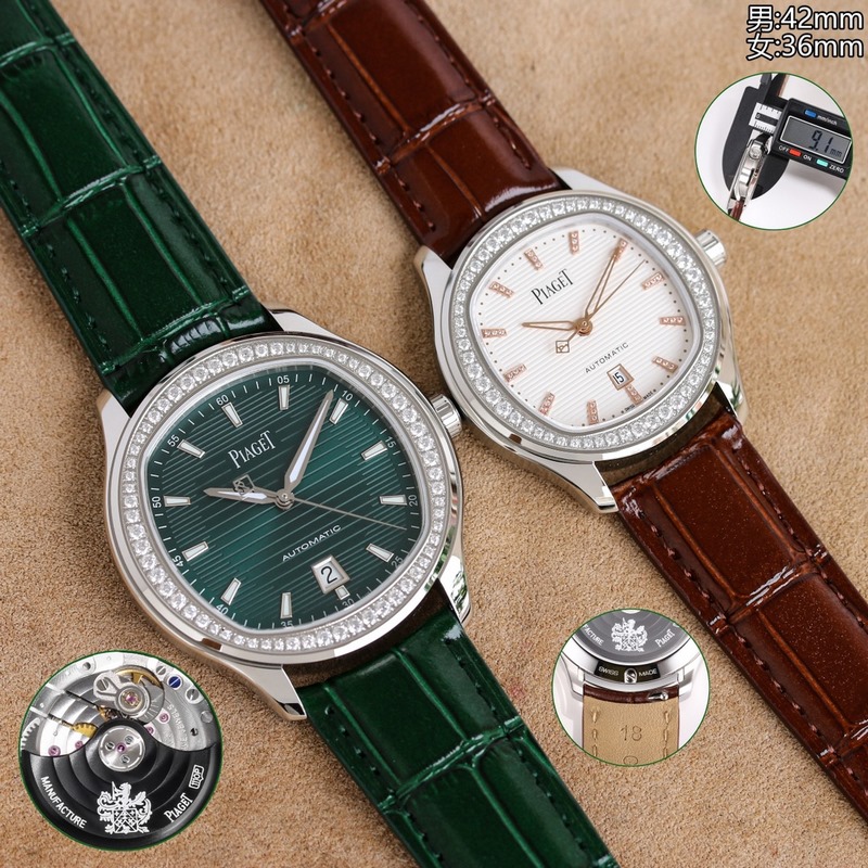 Piaget Polo Couple Replica Watch Ultra Thin Quality Design-3
