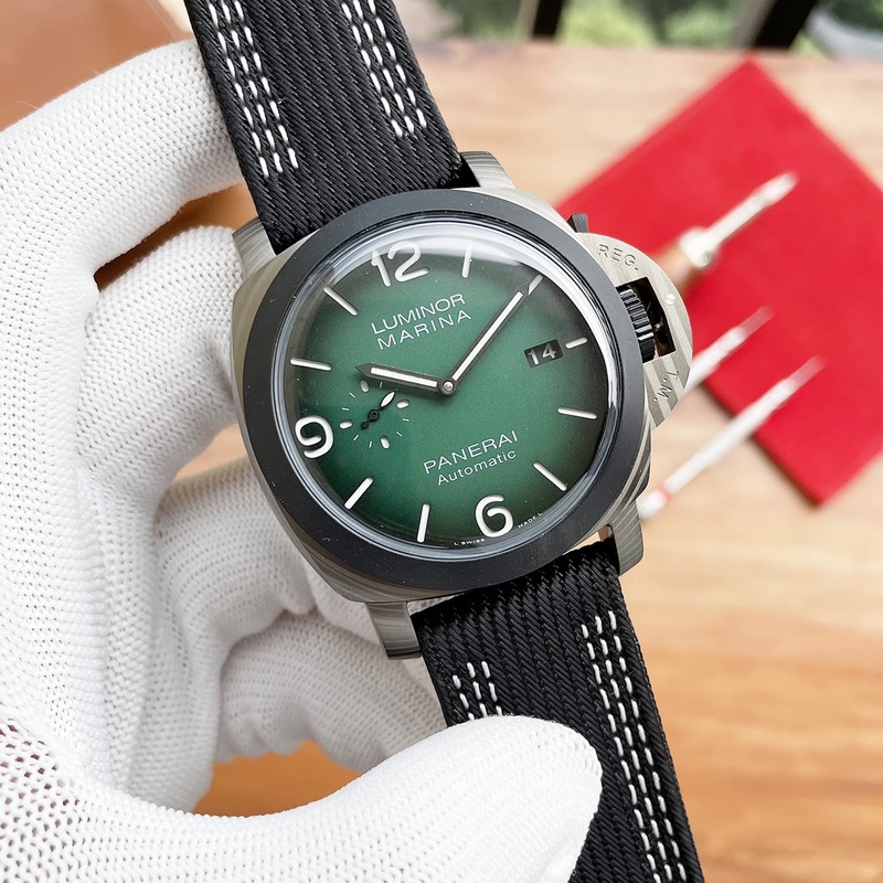 Panerai Submersible Verde Militare V7 Series 4 Dive Replica Watch-2