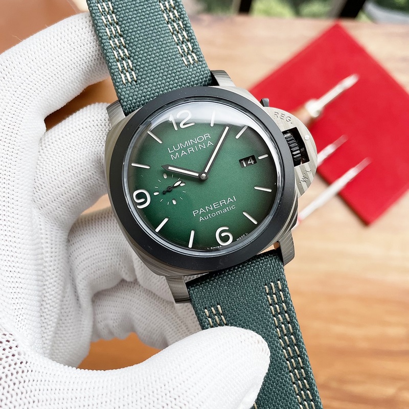 Panerai Submersible Verde Militare V7 Series 4 Dive Replica Watch-3