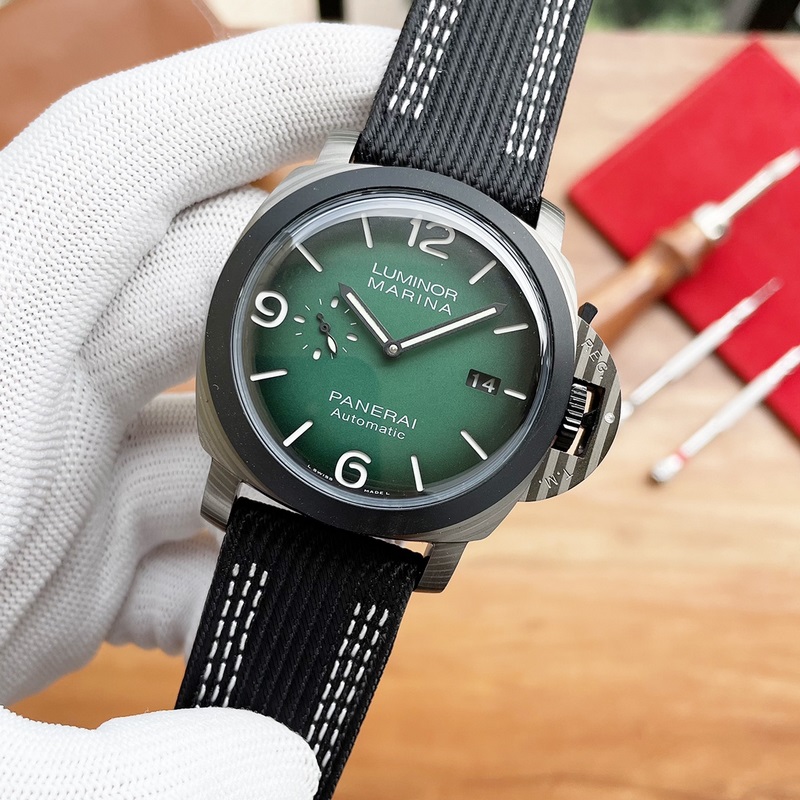Panerai Submersible Verde Militare V7 Series 4 Dive Replica Watch-5