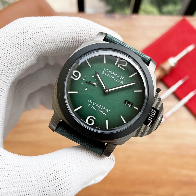 Panerai Submersible Verde Militare V7 Series 4 Dive Replica Watch-6