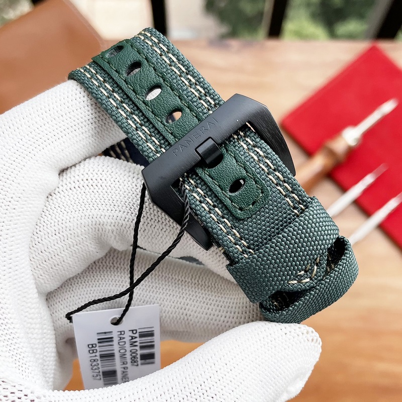 Panerai Submersible Verde Militare V7 Series 4 Dive Replica Watch-8