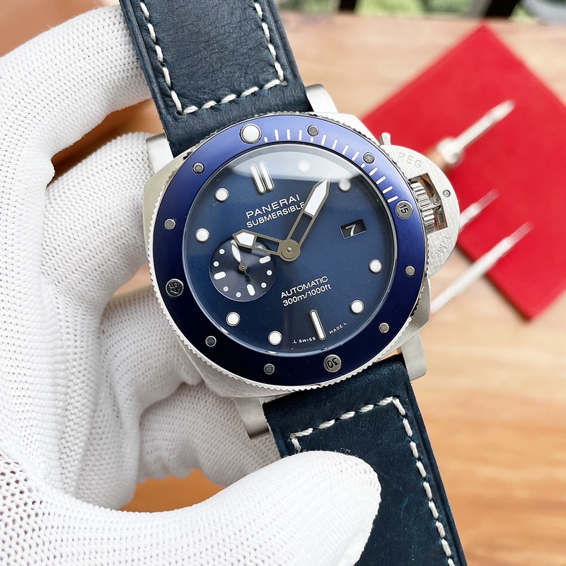 Panerai Submersible Verde Militare V7 Diving Replica Watch Series 4-3