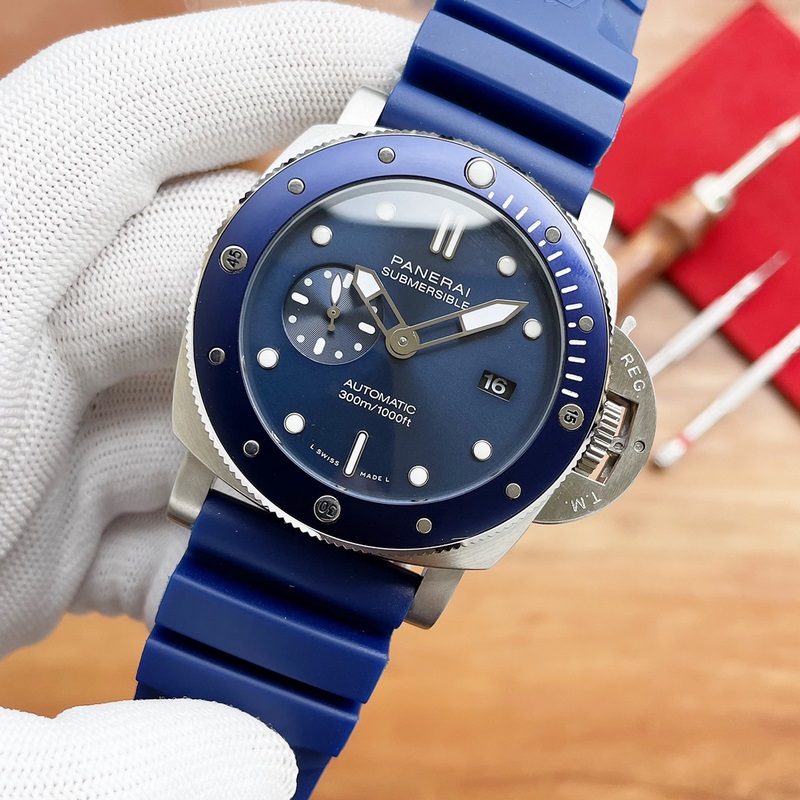 Panerai Submersible Verde Militare V7 Diving Replica Watch Series 4-4