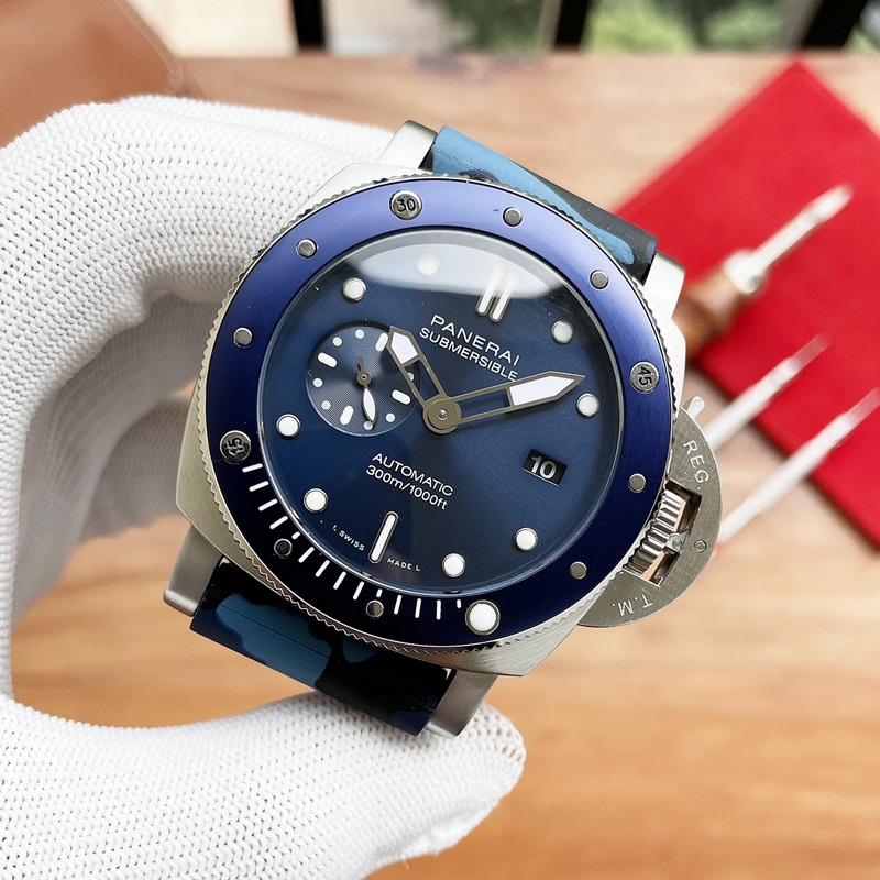 Panerai Submersible Verde Militare V7 Diving Replica Watch Series 4-6