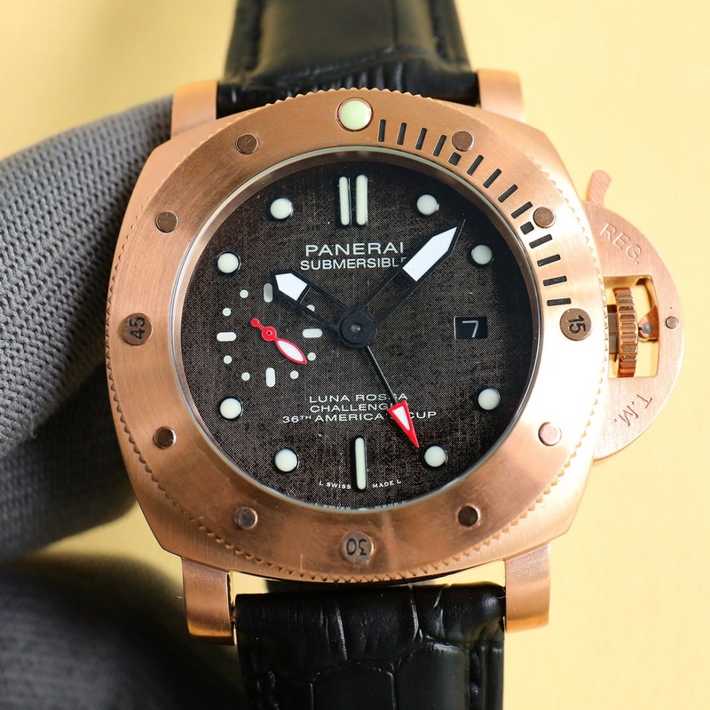 Panerai Submersible BMG-Tech 44mm Metal Glass Dive Replica Watch-2