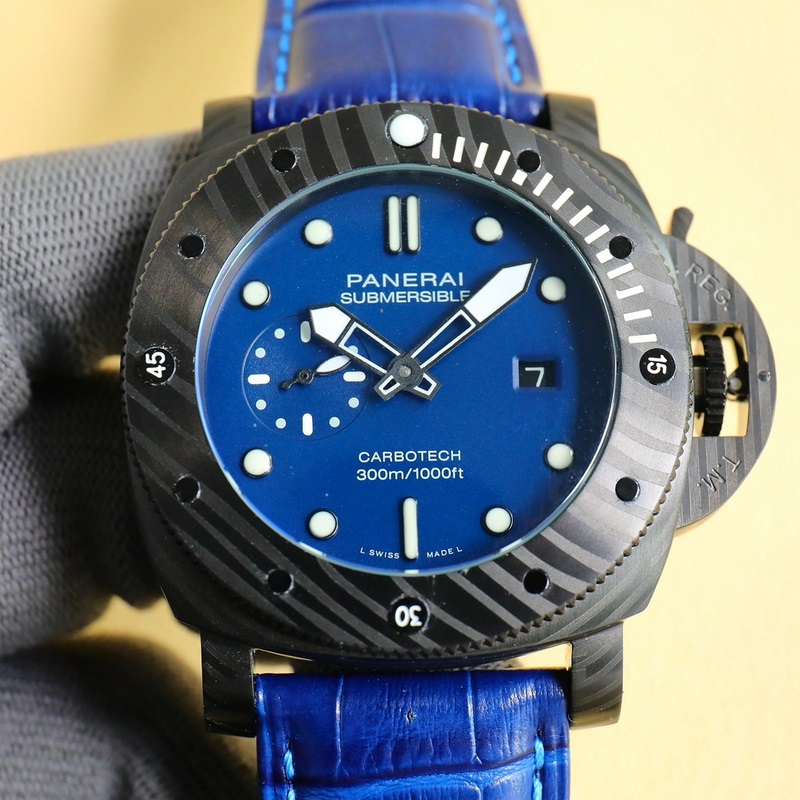 Panerai Submersible BMG-Tech 44mm Metal Glass Dive Replica Watch-2
