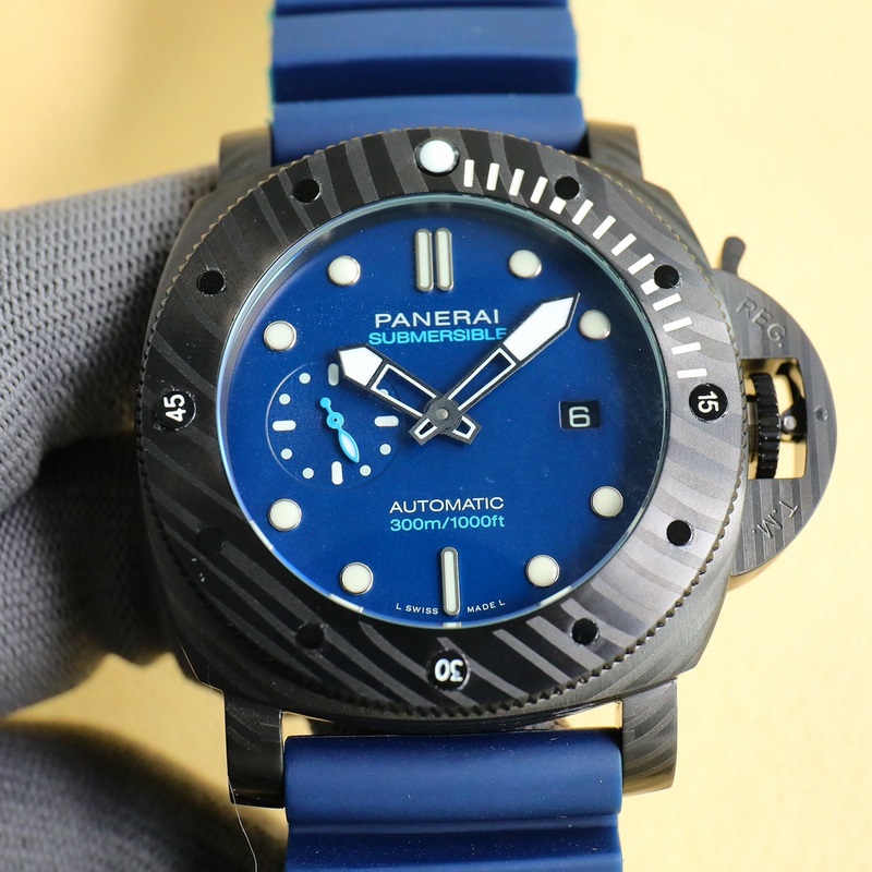 Panerai Submersible BMG-Tech 44mm Metal Glass Dive Replica Watch-3