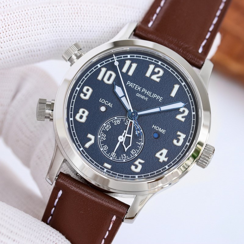 Patek Philippe Calatrava Pilot Travel Time Ref. 5524 Dual Time Zone Replica Watch-2