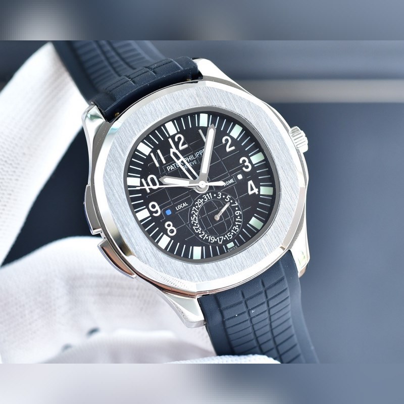 Patek Philippe Aquanaut Travel Time 5164A Dual Time Zone Calendar-2