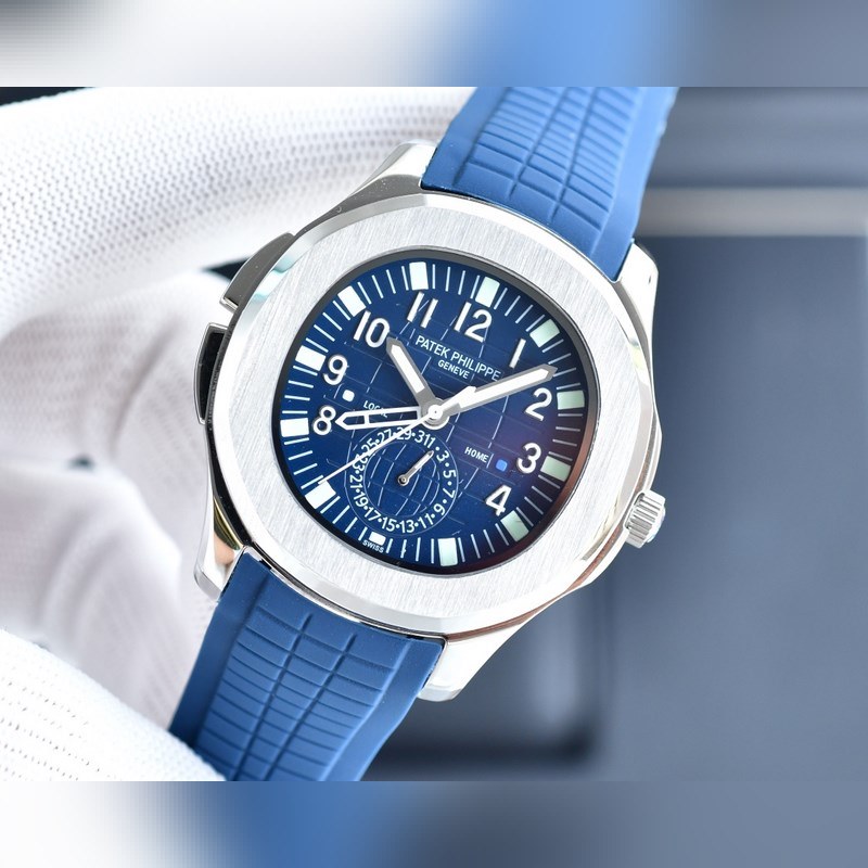 Patek Philippe Aquanaut Travel Time 5164A Dual Time Zone Calendar-5